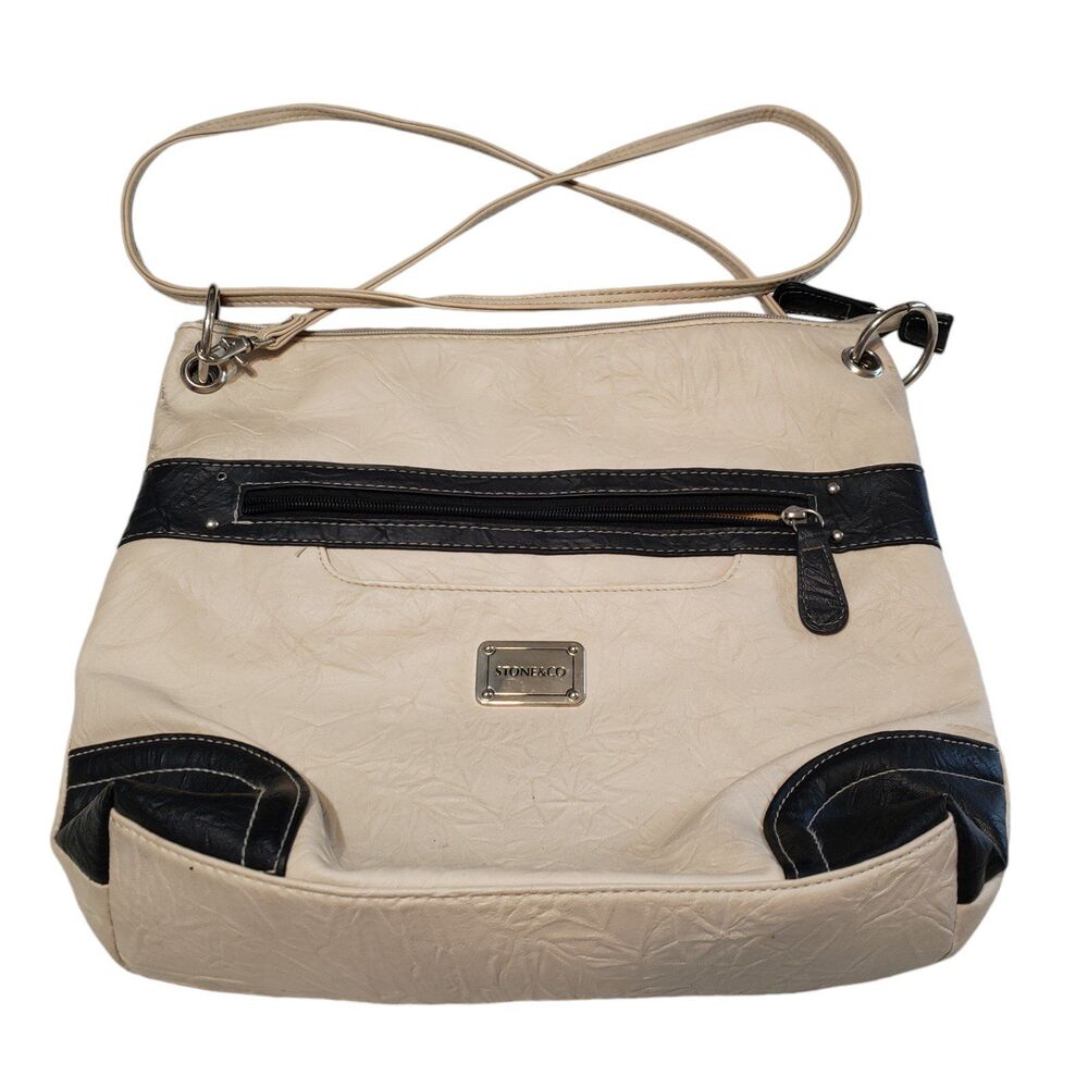 Stone & Co. Two Toned Shoulder Purse / Hobo Bag